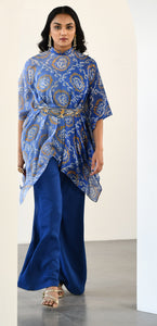 DARK BLUE BANDHEJ TOP BOTTOM