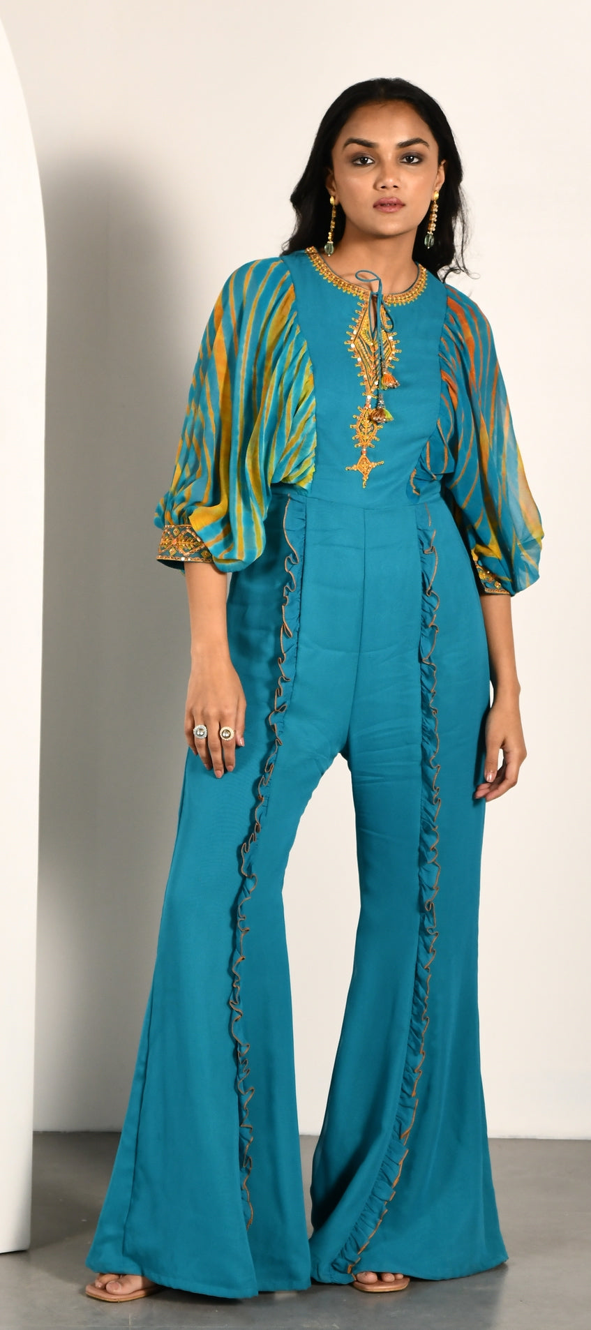 TURQ MULTI LEHERIYA JUMPSUIT