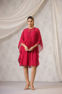 Magenta tunic