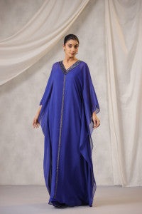 Dark Blue Georgette Tunic