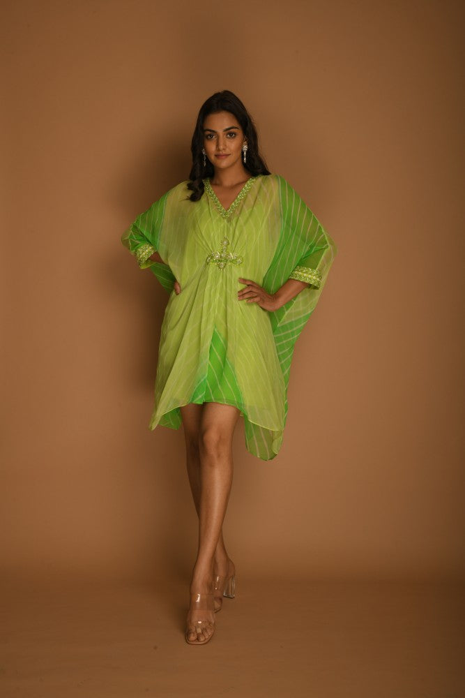 Lime Green Kaftan Tunic