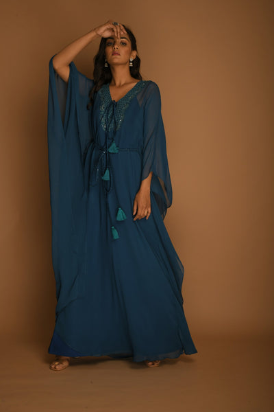 Teal Kaftan