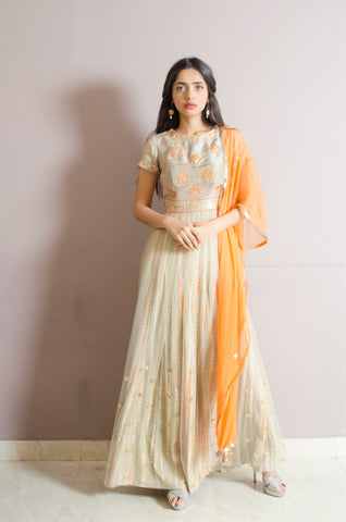 Gota Patti Anarkali Set