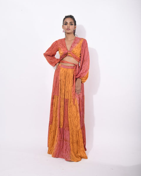 SHIBORI LEHENGA