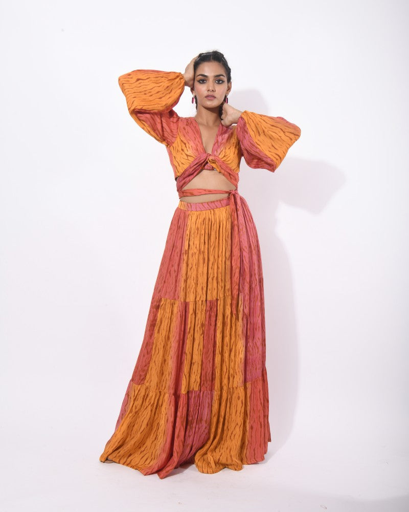 SHIBORI LEHENGA