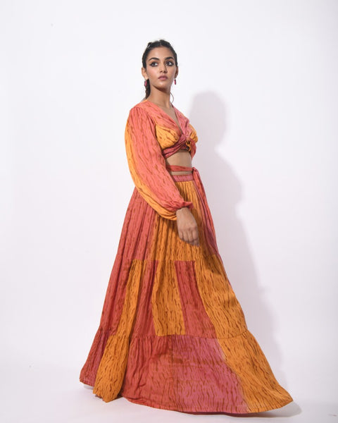 SHIBORI LEHENGA